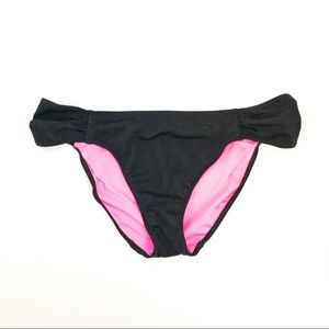 Victoria’s Secret Bikini Bottom Ruched Side Black